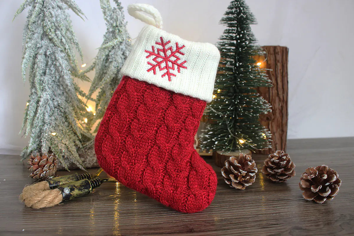 Holiday Monogram Knit Socks